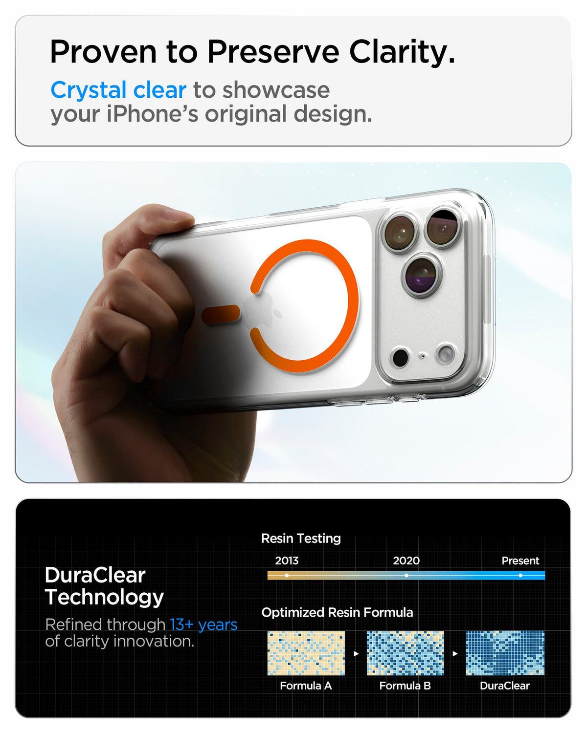 Spigen iPhone 18 Pro Max Ultra Hybrid (MagFit) - Clear Orange - feature illustration 93