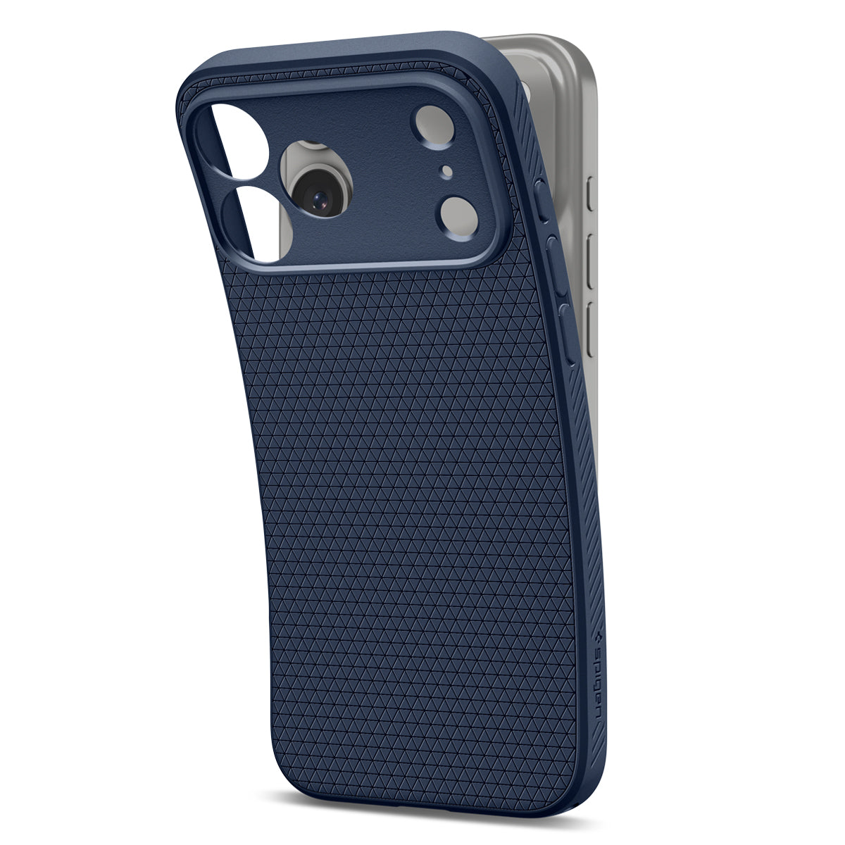 Spigen iPhone 18 Pro Liquid Air - Navy Blue - case detail 23