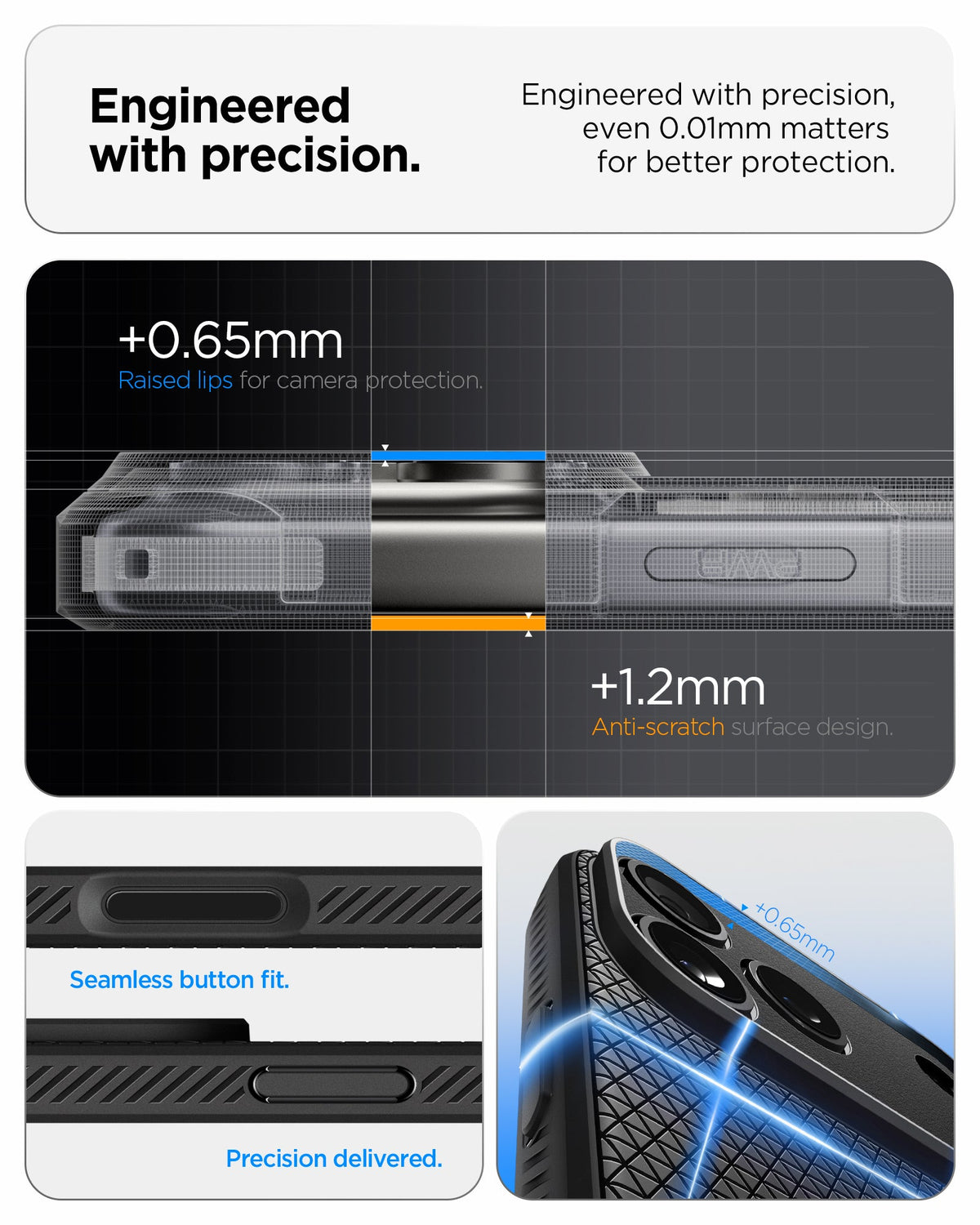 Spigen iPhone 18 Pro Max Liquid Air - Matte Black - feature illustration 43