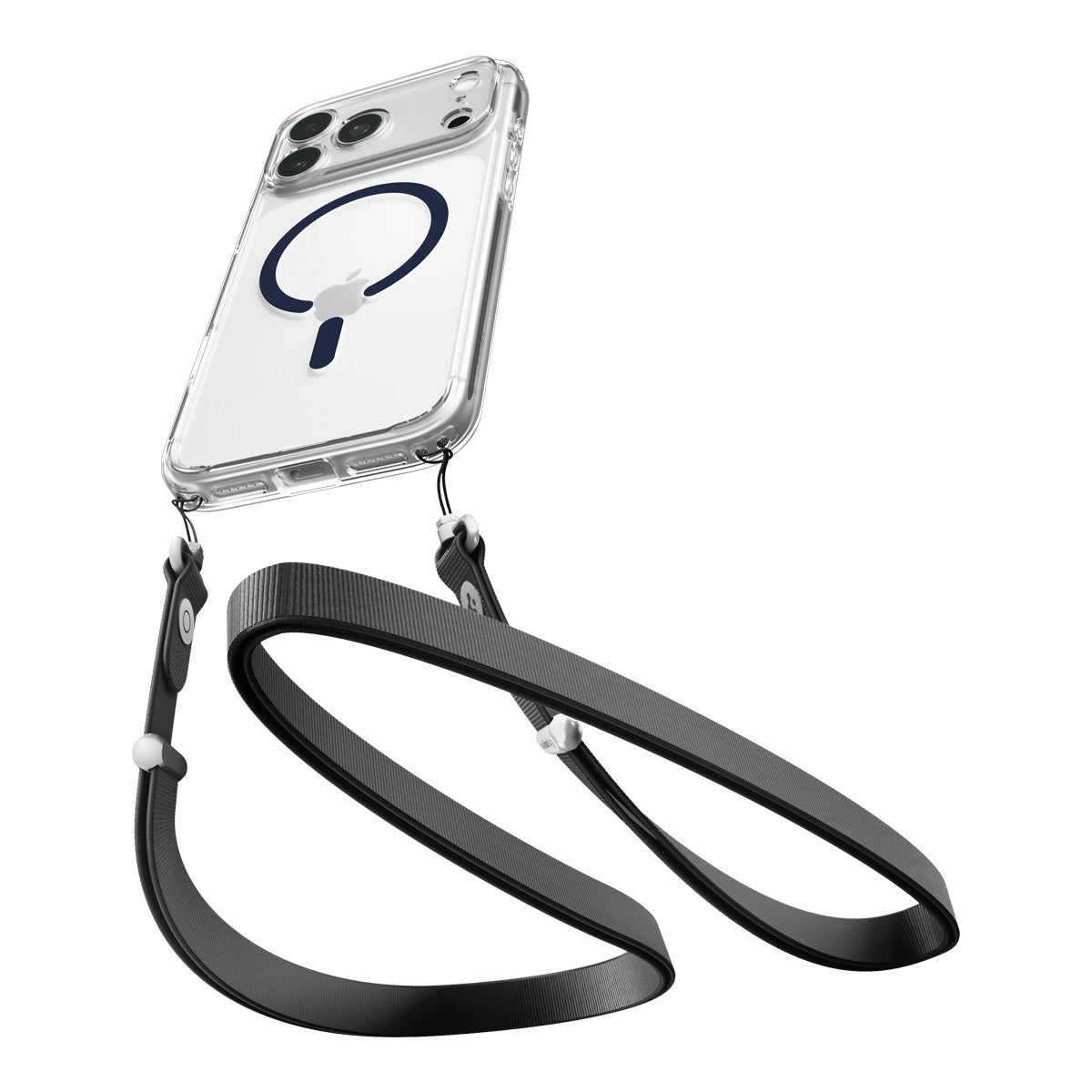 Spigen iPhone 18 Pro Ultra Hybrid (MagFit) - Clear Deep Blue - case detail 7