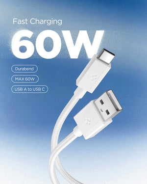 White Spigen EB6015AC 60W cable feature 2: 60W charging specification