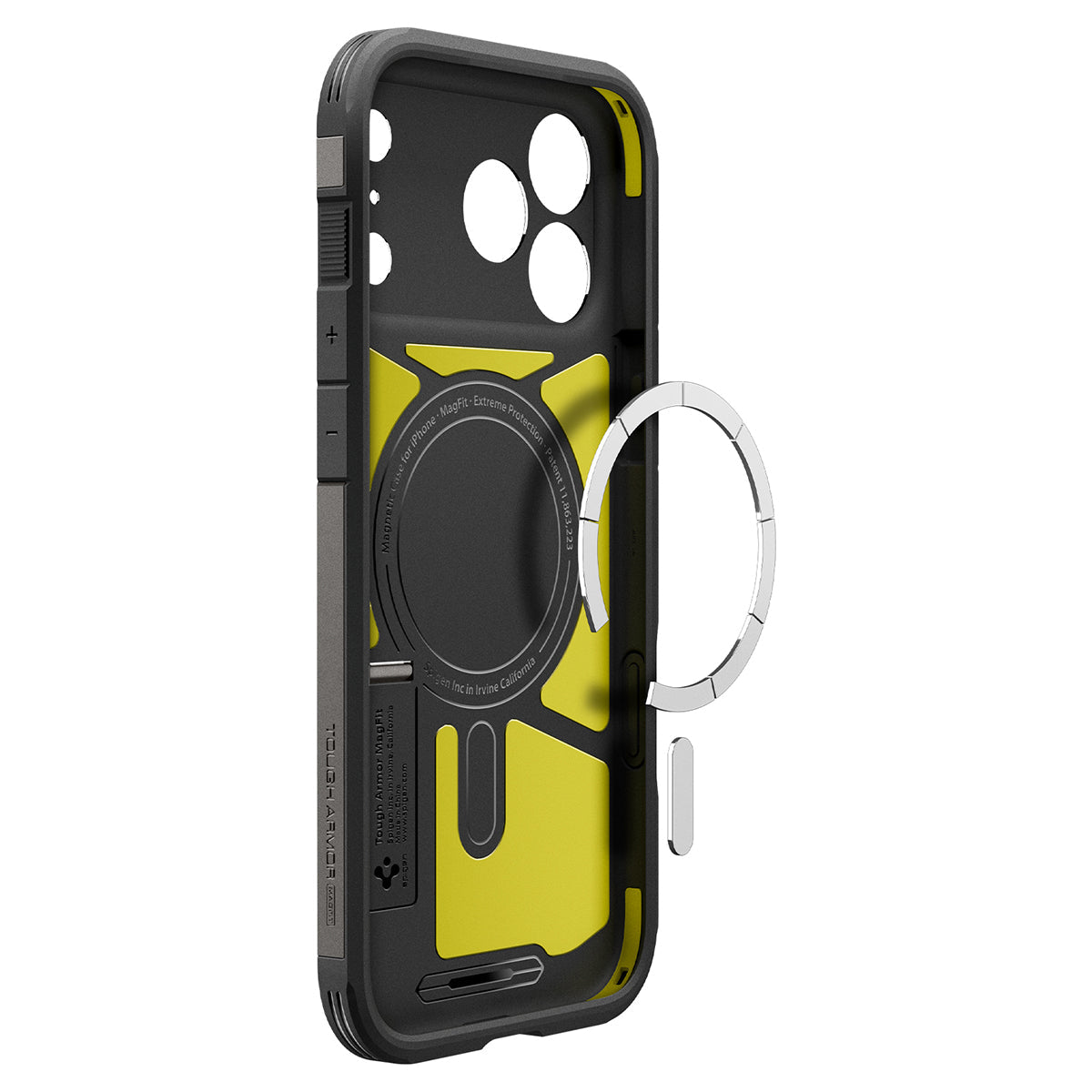 Spigen iPhone 18 Pro Tough Armor T (MagFit) - Gunmetal - case detail 26