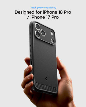 Spigen iPhone 18 Pro Rugged Armor (MagFit) - Matte Black - feature illustration 23