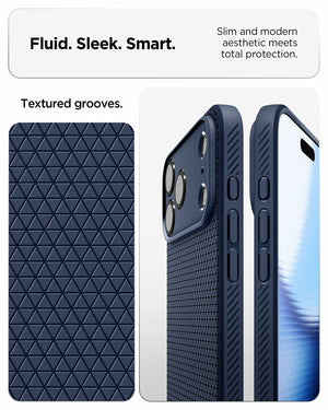 Spigen iPhone 18 Pro Max Liquid Air - Navy Blue - feature illustration 55