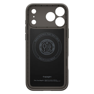 Spigen iPhone 18 Pro Max Thin Fit (MagFit) - Gunmetal - case detail 29