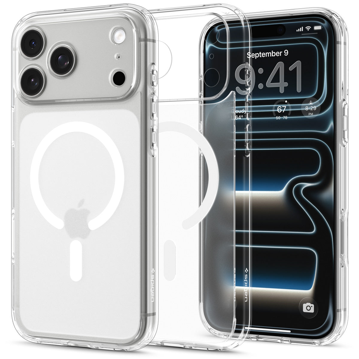 Spigen iPhone 18 Pro Max Ultra Hybrid Matte (MagFit) - Frost White - product view 45