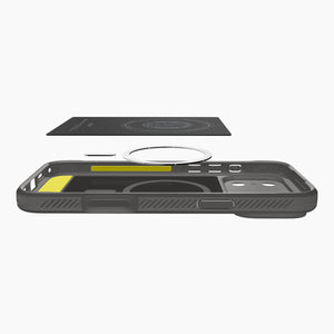 Spigen iPhone 18 Pro Rugged Armor (MagFit) - Gray - case detail 16