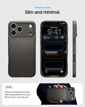 Spigen iPhone 18 Pro Max Thin Fit (MagFit) - Gunmetal - feature illustration 62
