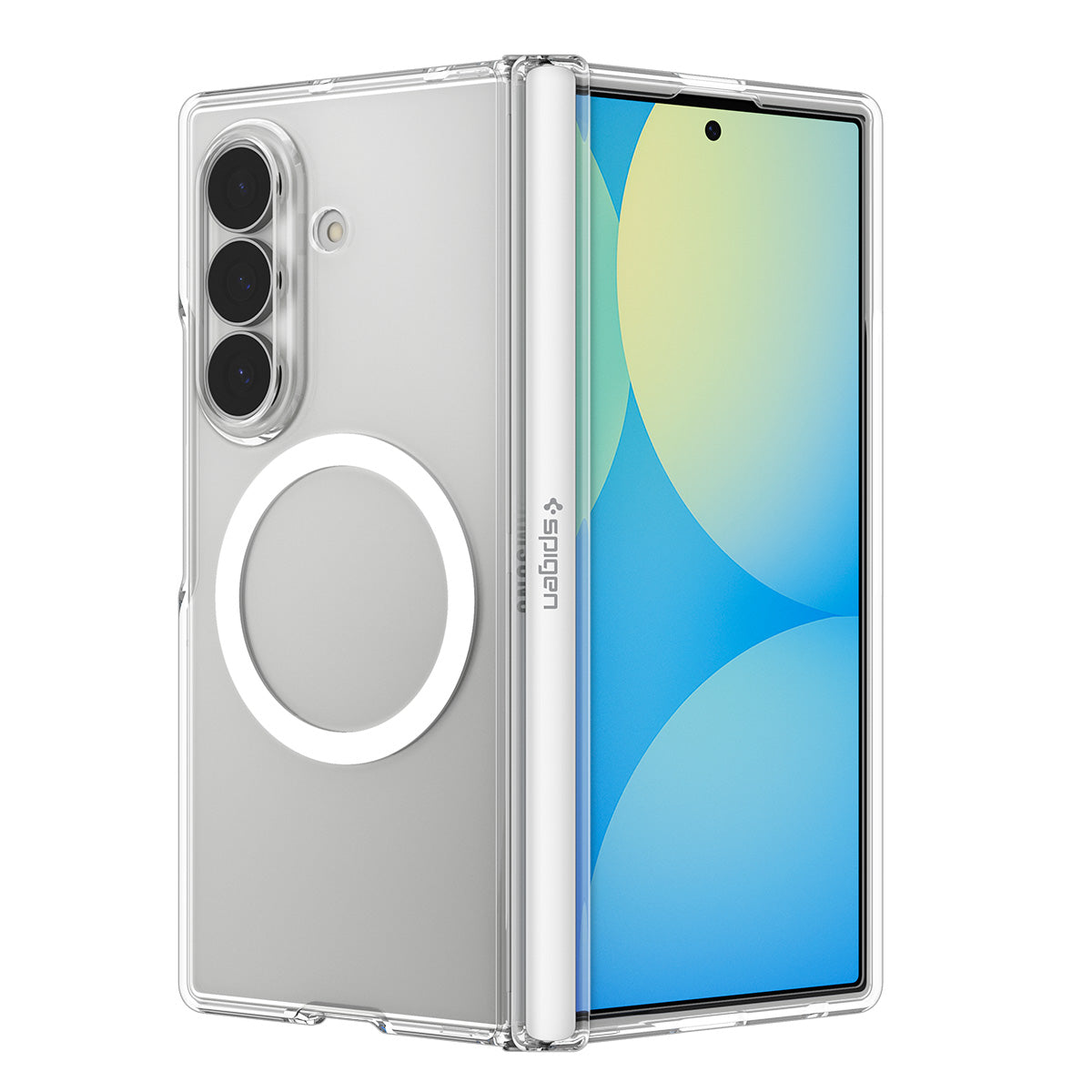 Spigen Galaxy Z Fold 8 Ultra Case Ultra Hybrid Pro MagFit - Clear White - image 6