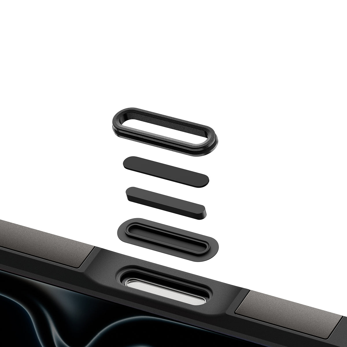 Spigen iPhone 18 Pro Tough Armor T (MagFit) - Gunmetal - case detail 29