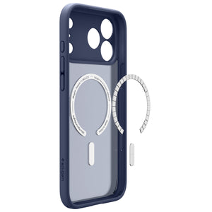 Spigen iPhone 18 Pro Ultra Hybrid Matte (MagFit) - Frost Deep Blue - case detail 45