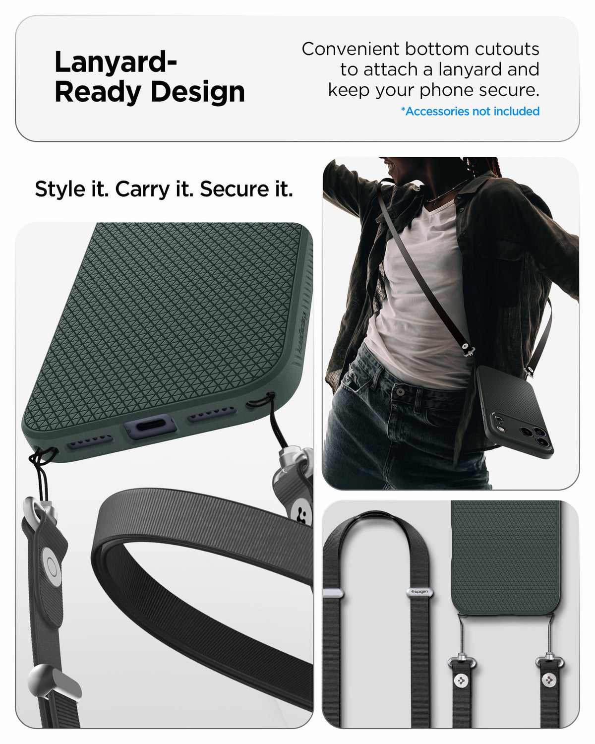 Spigen iPhone 18 Pro Liquid Air - Abyss Green - feature illustration 45