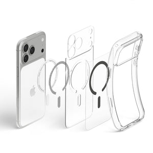 Spigen iPhone 18 Pro Max Ultra Hybrid (MagFit) - Clear Graphite - case detail 38