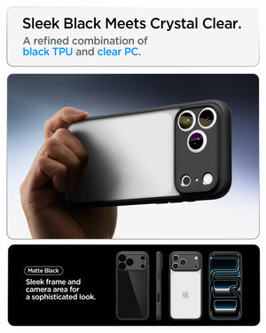 Spigen iPhone 18 Pro Max Ultra Hybrid - Matte Black - feature illustration 27