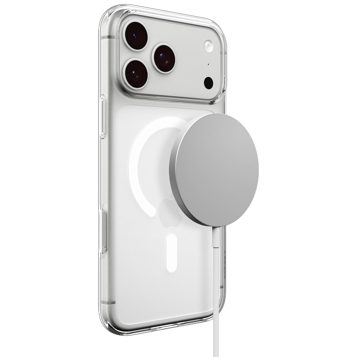 Spigen iPhone 18 Pro Max Liquid Crystal MagFit - Clear White - case detail 12