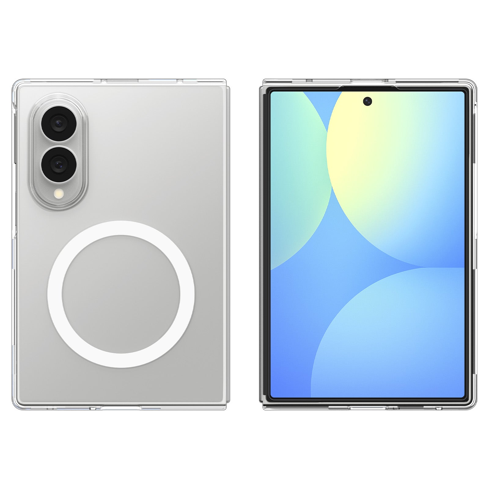 Spigen Galaxy Z Fold 8 Case Air Skin MagFit - Clear White - image 4