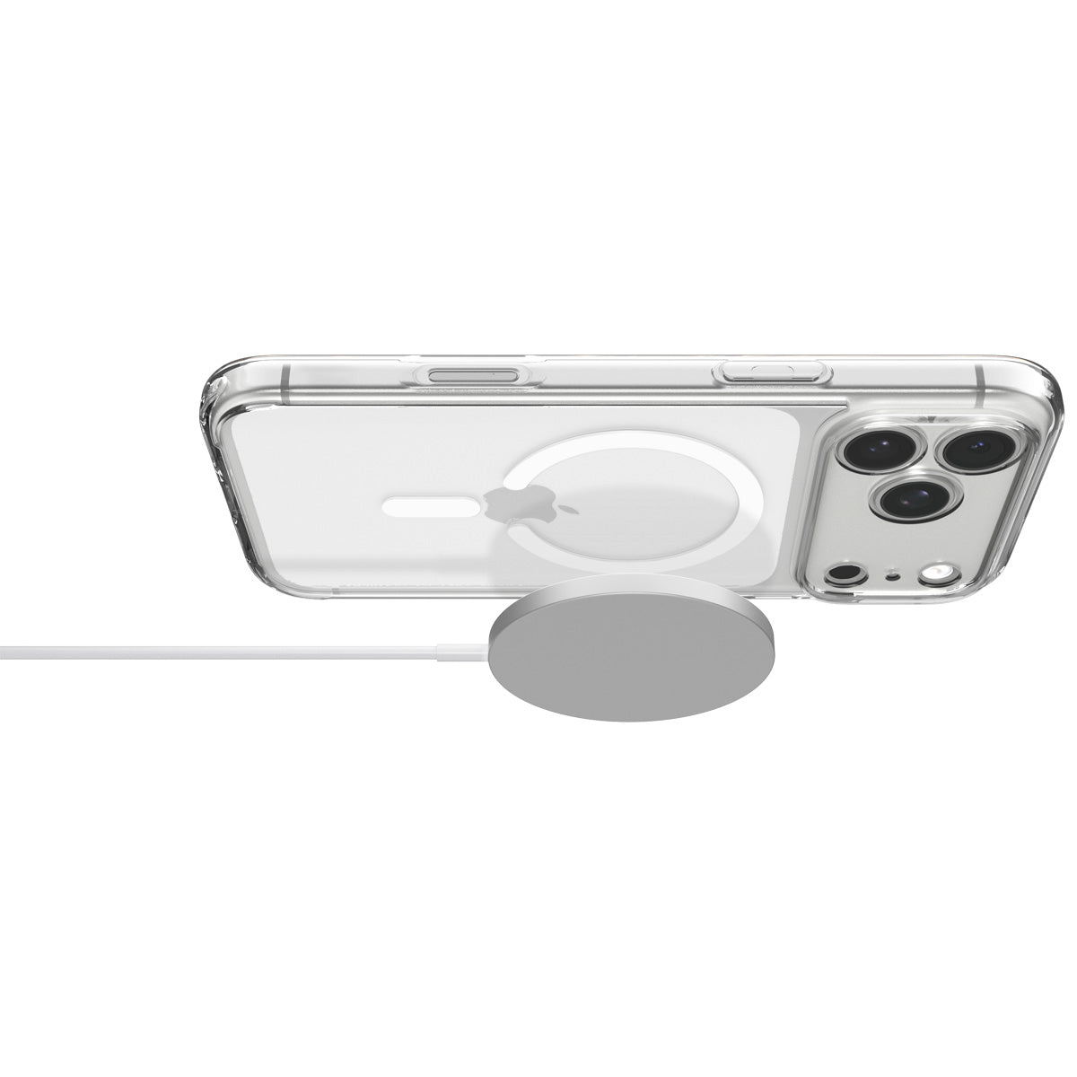 Spigen iPhone 18 Pro Ultra Hybrid (MagFit) - Clear White - case detail 56
