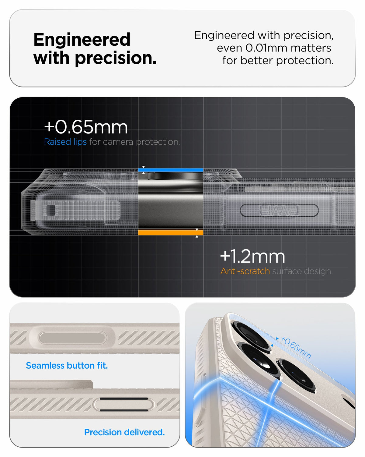 Spigen iPhone 18 Pro Liquid Air - Natural Titanium - feature illustration 56