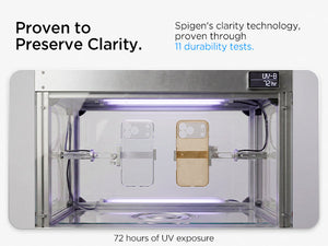 Spigen iphone 18 pro max case ultra hybrid magfit - Clarity UV exposure test