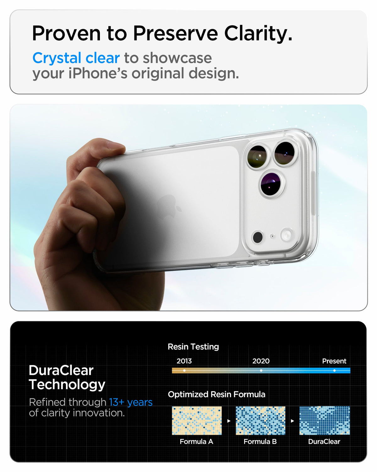 Spigen iPhone 18 Pro Max Ultra Hybrid - Crystal Clear - feature illustration 19