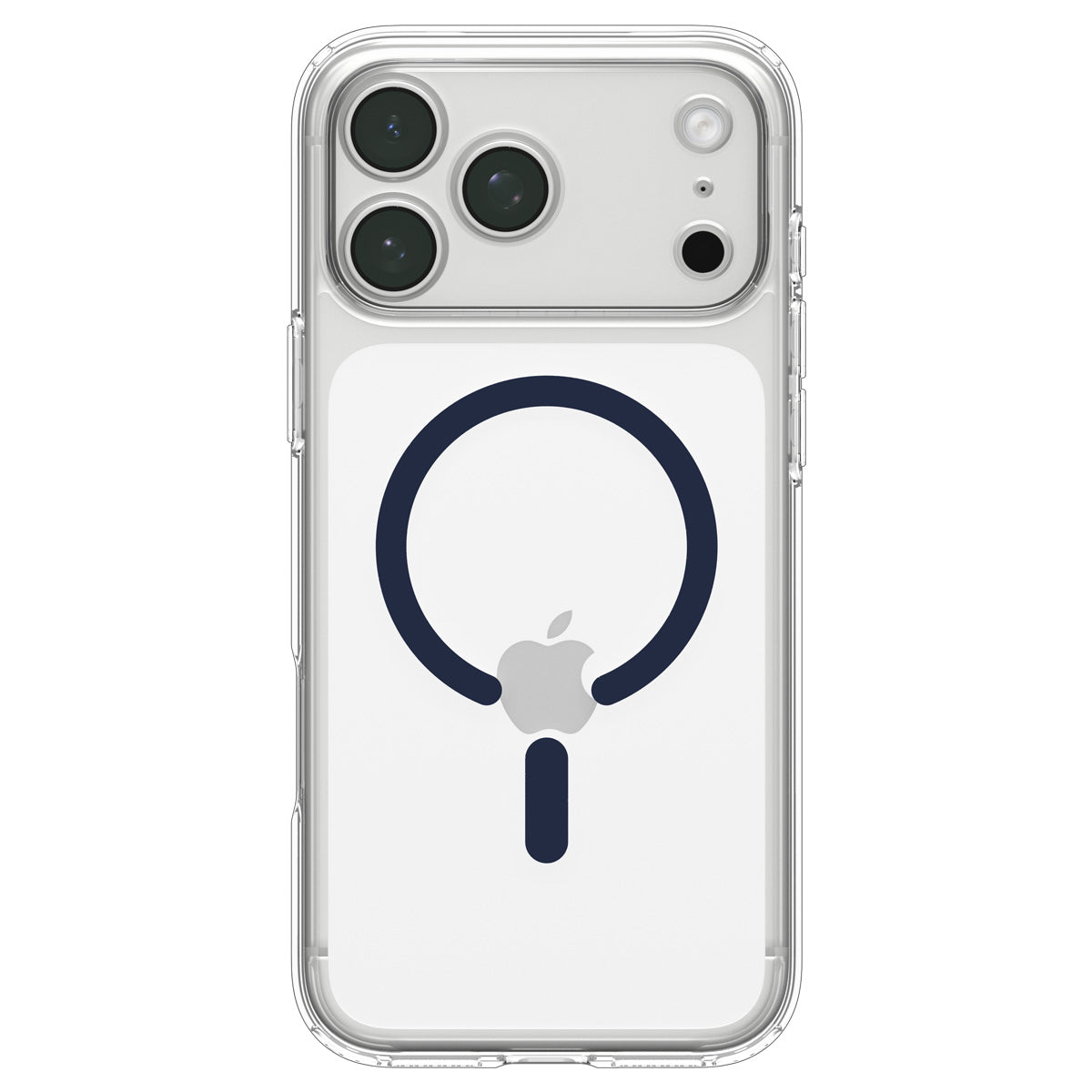 Spigen iPhone 18 Pro Max Ultra Hybrid (MagFit) - Clear Deep Blue - case detail 7