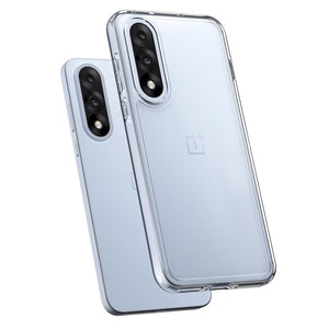 Angled rear views of the Crystal Clear Ultra Hybrid case for OnePlus Nord 5 5G