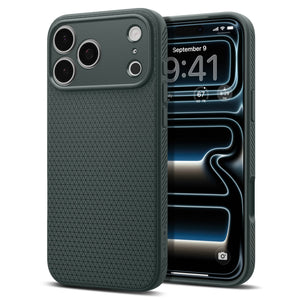 Spigen iPhone 18 Pro Max Liquid Air - Abyss Green - product view 2