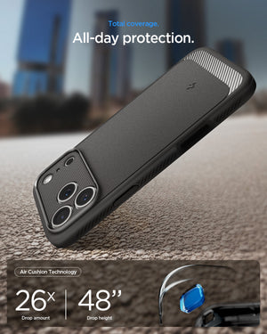 Spigen iPhone 18 Pro Rugged Armor (MagFit) - Gray - feature illustration 27