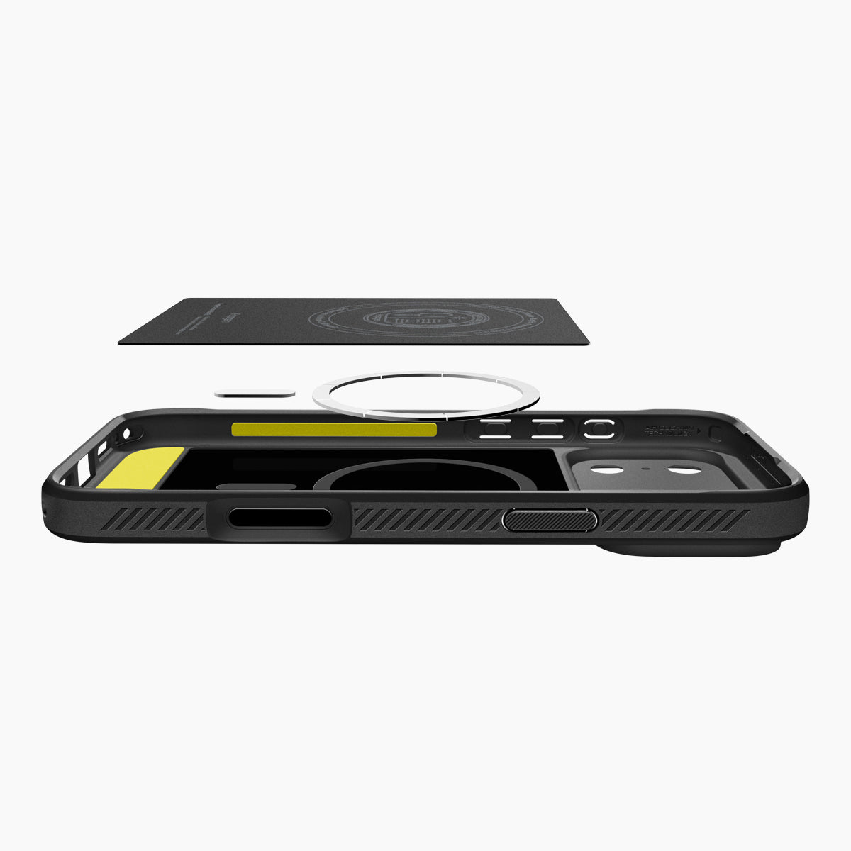 Spigen iPhone 18 Pro Rugged Armor (MagFit) - Matte Black - case detail 6