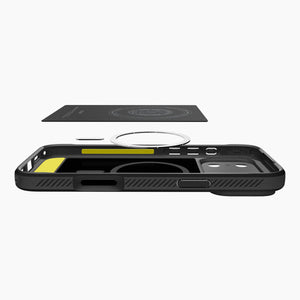 Spigen iPhone 18 Pro Rugged Armor (MagFit) - Matte Black - case detail 6