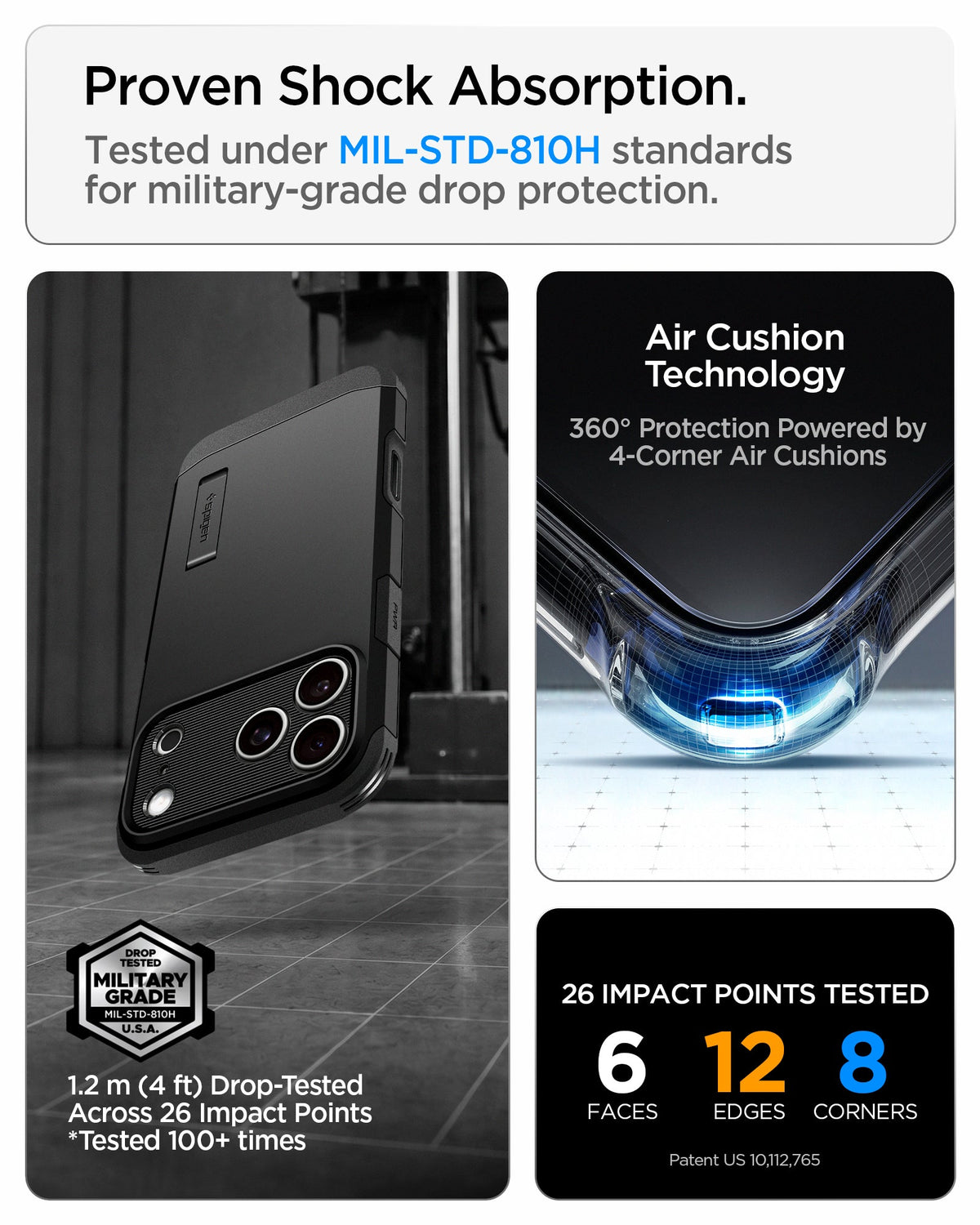 Spigen iPhone 18 Pro Max Tough Armor T (MagFit) - Black - feature illustration 38