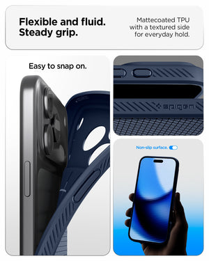 Spigen iPhone 18 Pro Max Liquid Air - Navy Blue - feature illustration 56