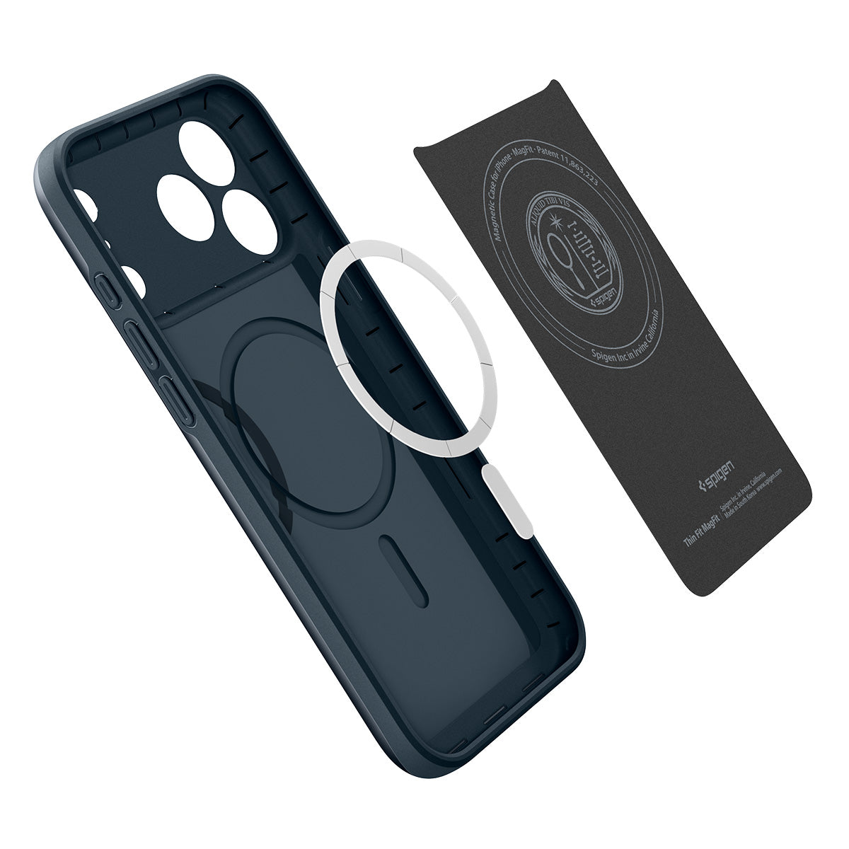 Spigen iPhone 18 Pro Max Thin Fit (MagFit) - Metal Slate - case detail 42