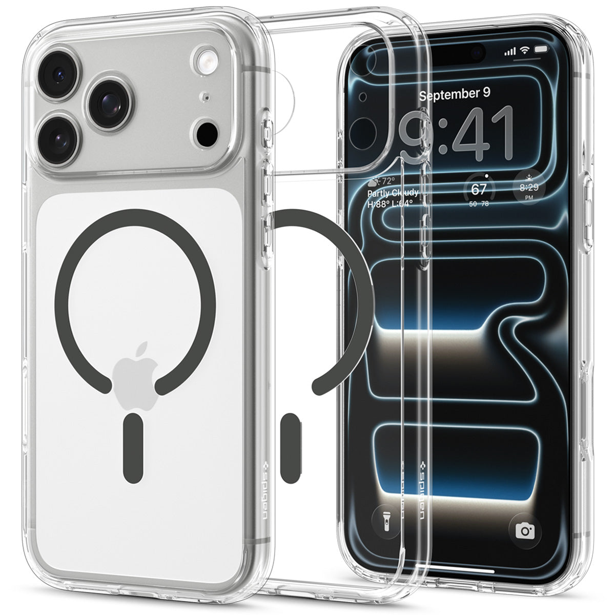 Spigen iPhone 18 Pro Max Ultra Hybrid (MagFit) - Clear Graphite - product view 30