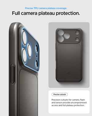 Spigen iPhone 18 Pro Thin Fit (MagFit) - Gunmetal - feature illustration 50