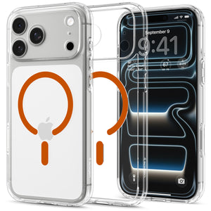 Spigen iPhone 18 Pro Ultra Hybrid (MagFit) - Clear Orange - product view 36