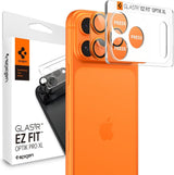 Spigen Camera Lens Screen Protector [GlasTR EZ Fit Optik Pro XL] Designed for iPhone 17 Pro Max [Case Friendly] - Cosmic Orange [1 Pack]