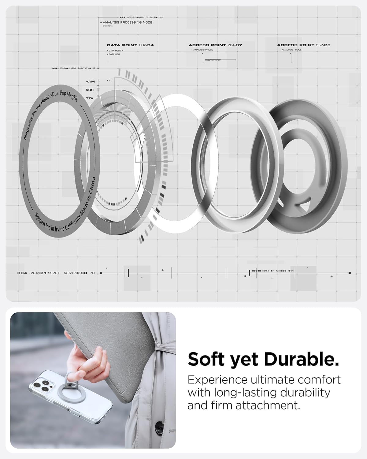 Spigen Dual Pop MagFit Phone Holder Accessory view 5