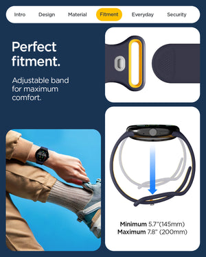 Spigen Google Pixel Watch 5 (45mm) Band – Nano Pop - Blueberry Navy - official image 8