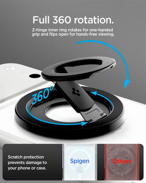 360-degree rotating ring feature of Spigen O-Mag OM108