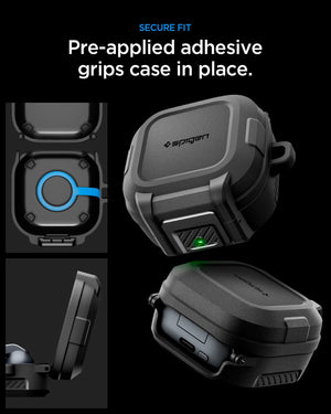 Spigen Galaxy Buds 4 Pro Case - Lock Fit - Matte Black - image 17