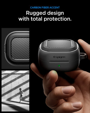Spigen Galaxy Buds 4 Pro Case - Rugged Armor - Matte Black - image 10