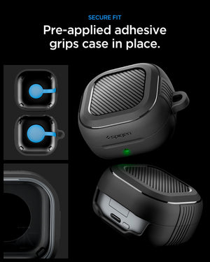 Spigen Galaxy Buds 4 Case - Rugged Armor - Matte Black - image 12