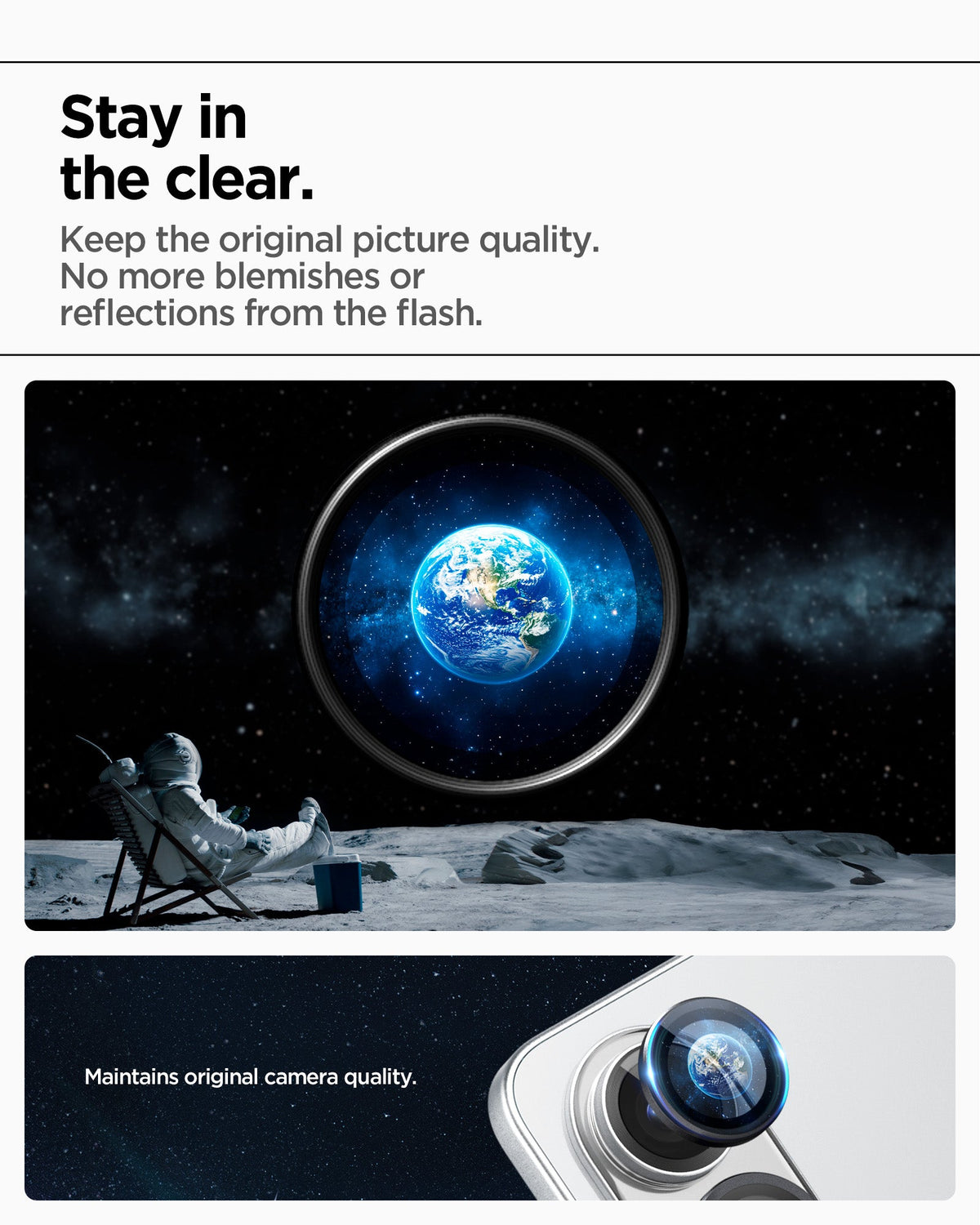 Spigen Samsung Galaxy S25 Edge Lens Protector Optik Pro EZ Fit [2 Pack] view 6