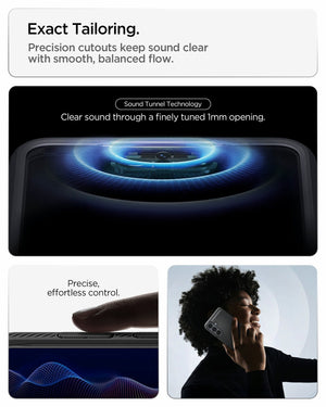Spigen Galaxy S26 FE Case + Screen Protector – Rugged Armor installation or package detail 9