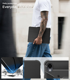 Galaxy Tab S12+ Rugged Armor Pro Black case, carrying and corner protection