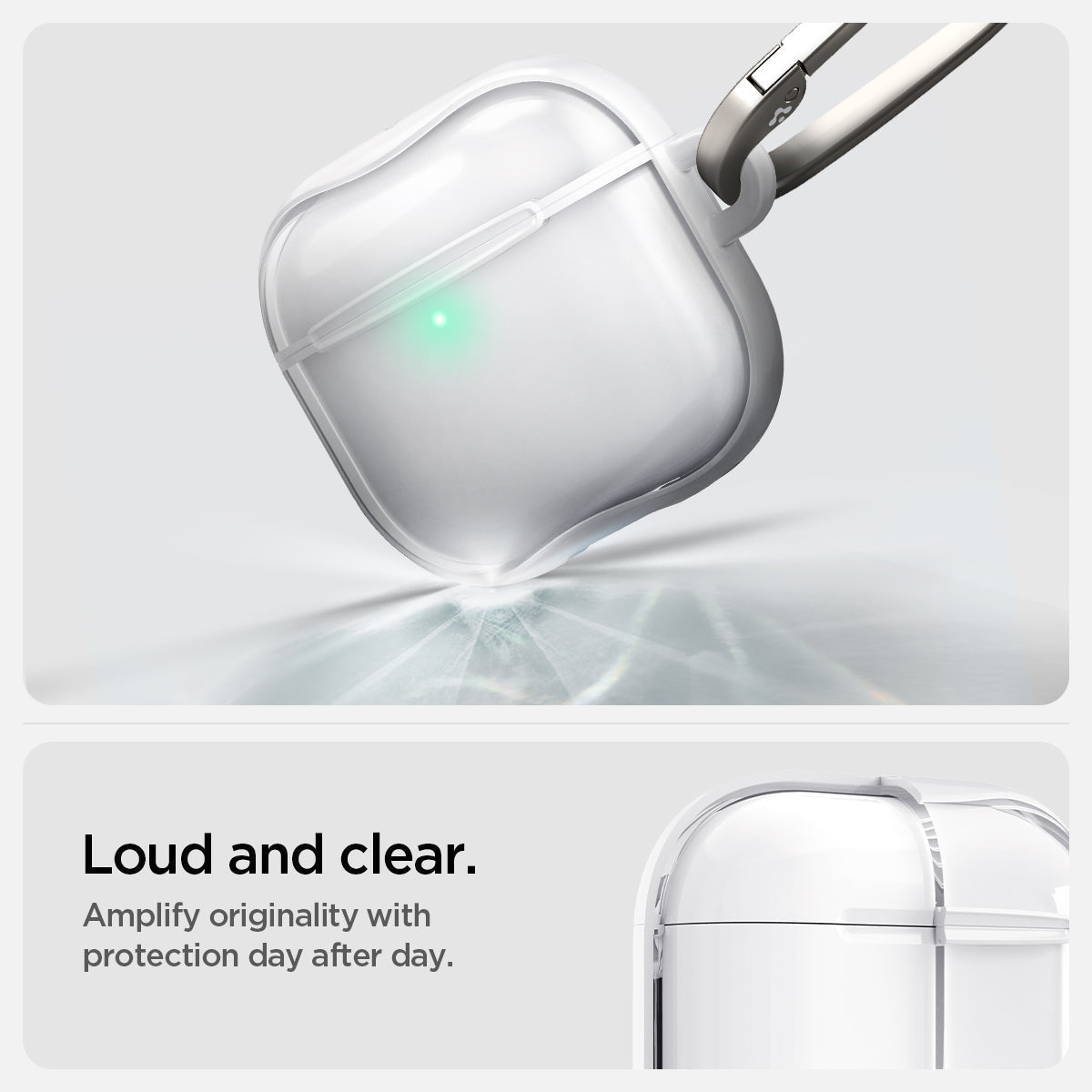 Spigen AirPods 4 Case Ultra Hybrid view 11