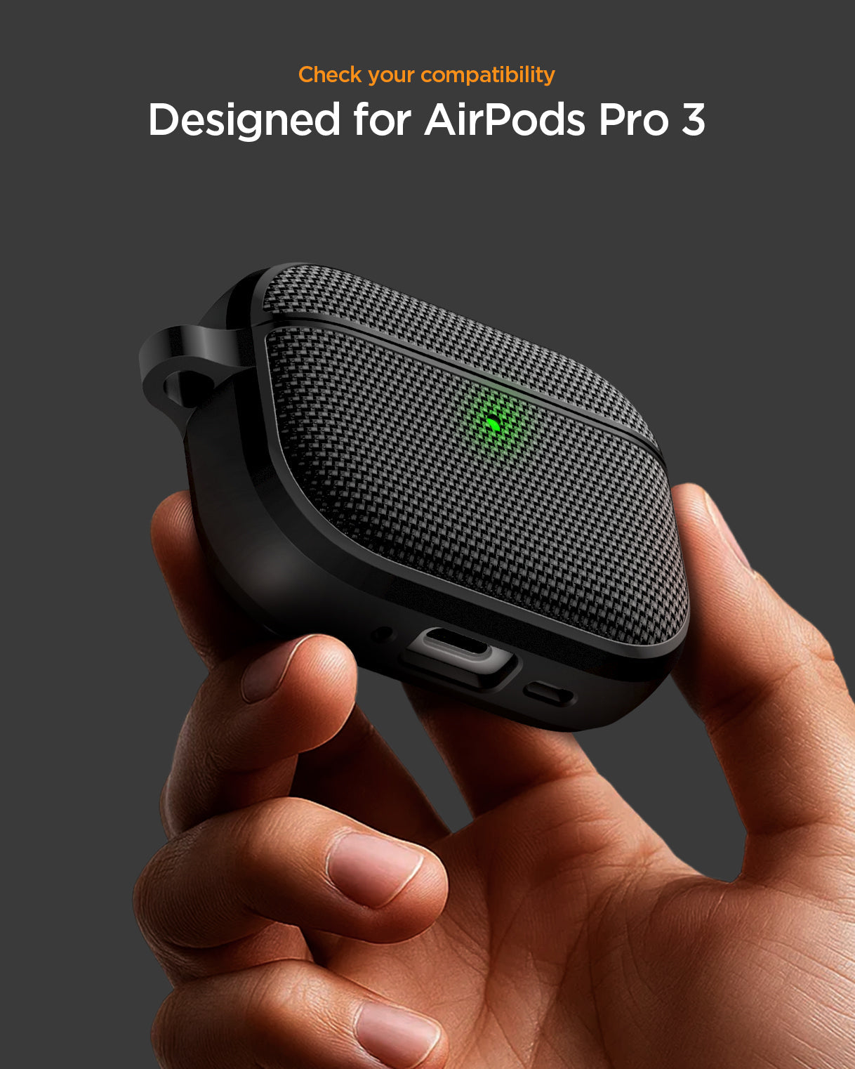 Spigen AirPods Pro 3 Case Classic Fit view 2