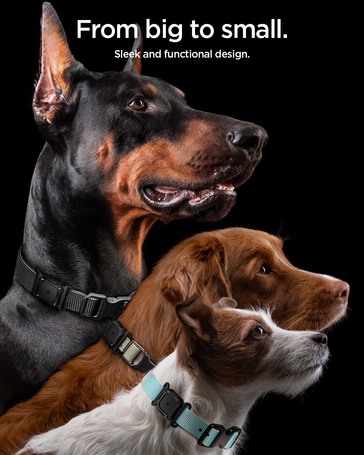 Spigen AirTag 2/1 Accessory Tough Armor IP Pet Collar Mount (Waterproof, 2026 / 2021 Compatible) view 2