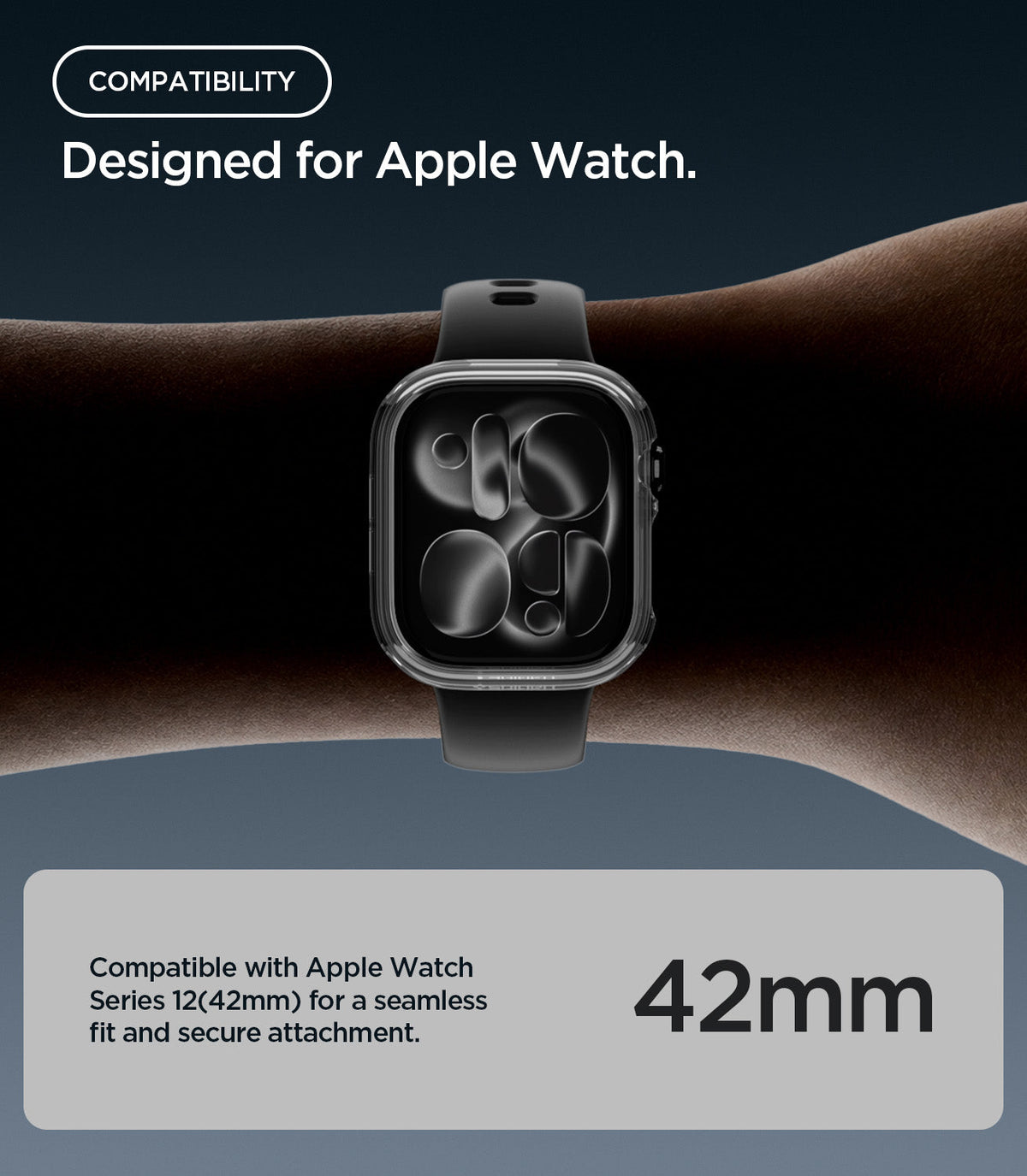 Spigen Apple Watch Series 12 42mm Thin Fit Crystal Clear – Apple Watch Series 12 42mm fit